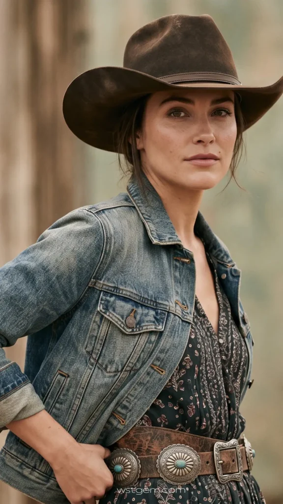The Power of a Statement Belt & Cowgirl Hat ,Western outfits for women