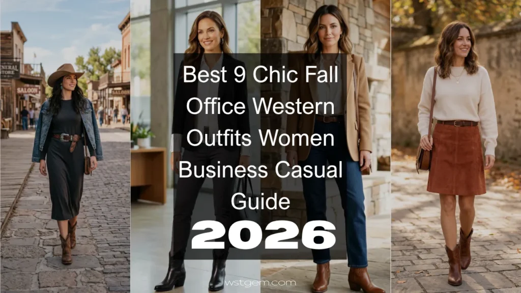 Best 9 Chic Fall Office Western Outfits Women: 2026 Business Casual Guide