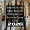 Best 9 Chic Fall Office Western Outfits Women: 2026 Business Casual Guide