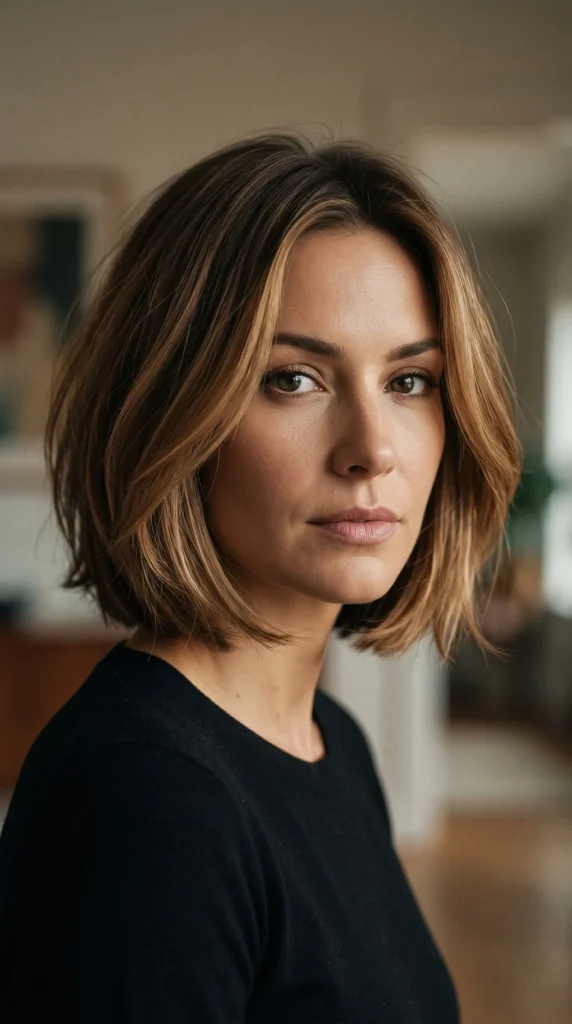 Soft Caramel Balayage BobThe bob is a timeless classic, and for winter 2025–2026, it is getting a warm, dimensional update. A lightly stacked bob with caramel and toffee balayage highlights is the quintessence of careless sophistication.This style is cut to frame the face, brightening your features and adding much-needed volume. It is modern, slimming, and incredibly versatile. It is also the perfect western style haircut if you love a look that is polished yet requires minimal effort to maintain. Think of it as a "reset button" a confidence booster that feels fresh and modern.
