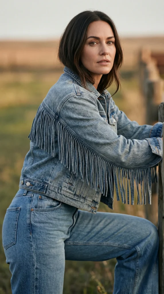 The Denim Dream: Fringe Jacket & Soft JeansNothing says western style quite like denim, but we're leaving stiff, uncomfortable fabrics in the past. This season is all about soft, lived-in denim that moves with you. Think of a gorgeous fringe jacket in a washed-out blue or a warm tan. Pair it with your favorite pair of high-waisted, wide-leg jeans that offer plenty of room to breathe. The key here is texture and movement. Look for denim with a bit of stretch it's a game-changer for all-day wear.