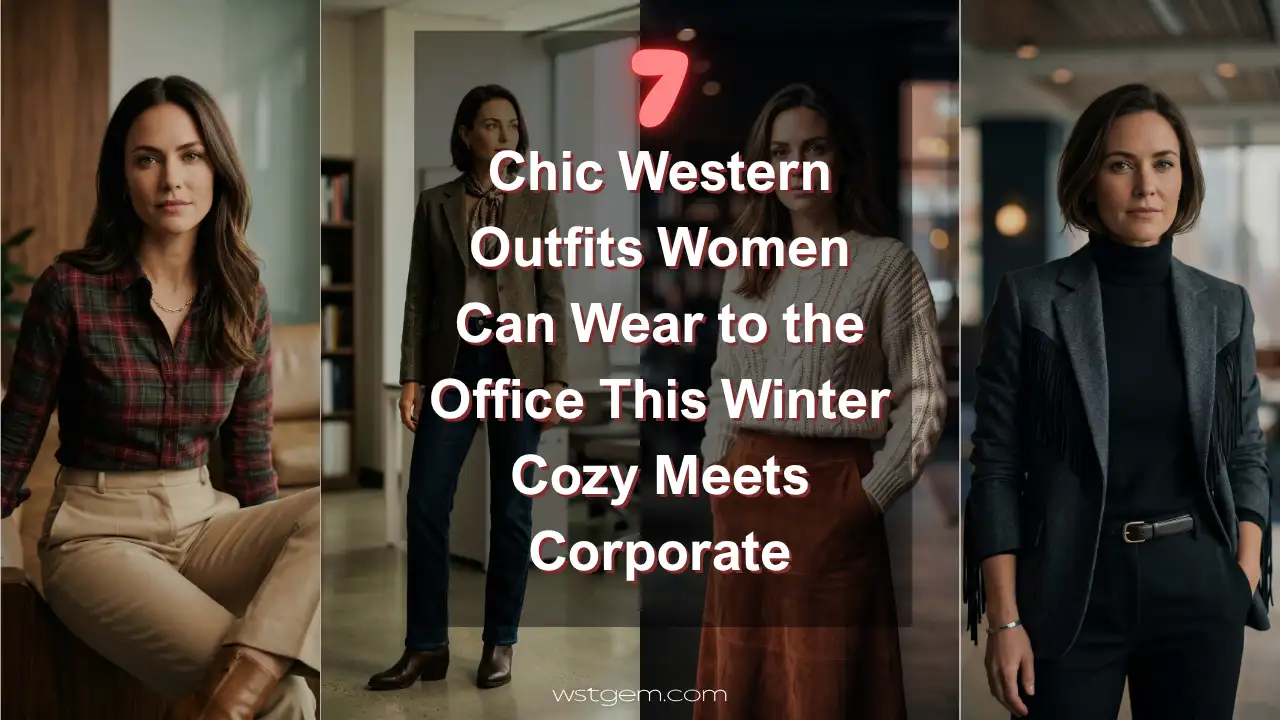 Chic Western Outfits Women Can Wear to the Office This Winter Cozy Meets Corporate