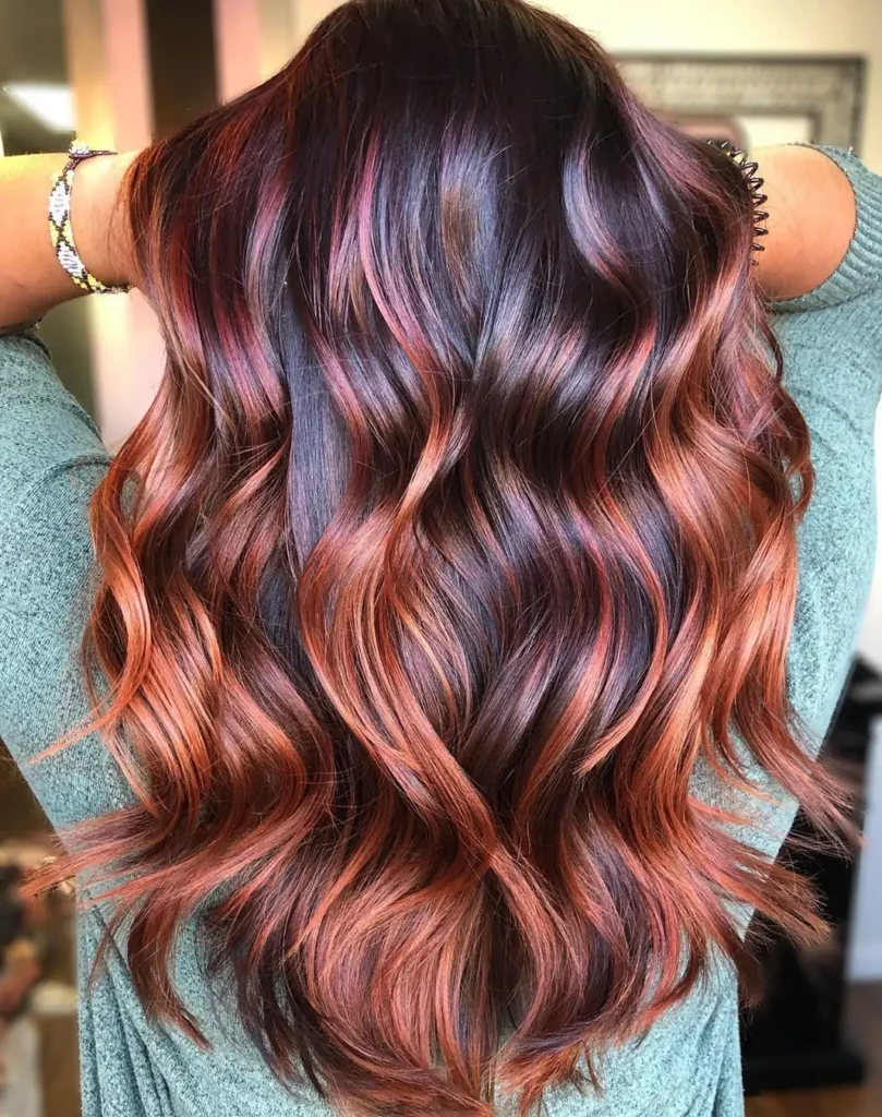 Deep Burgundy Auburn - For the Bold and Mysterious hair color