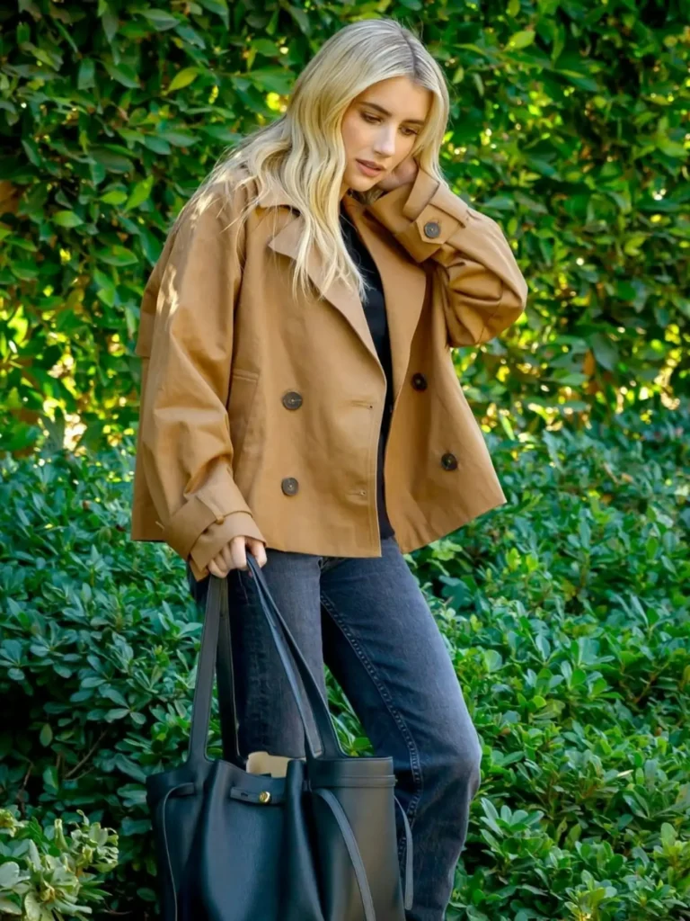 Light Layers with a Cropped Trench Coat