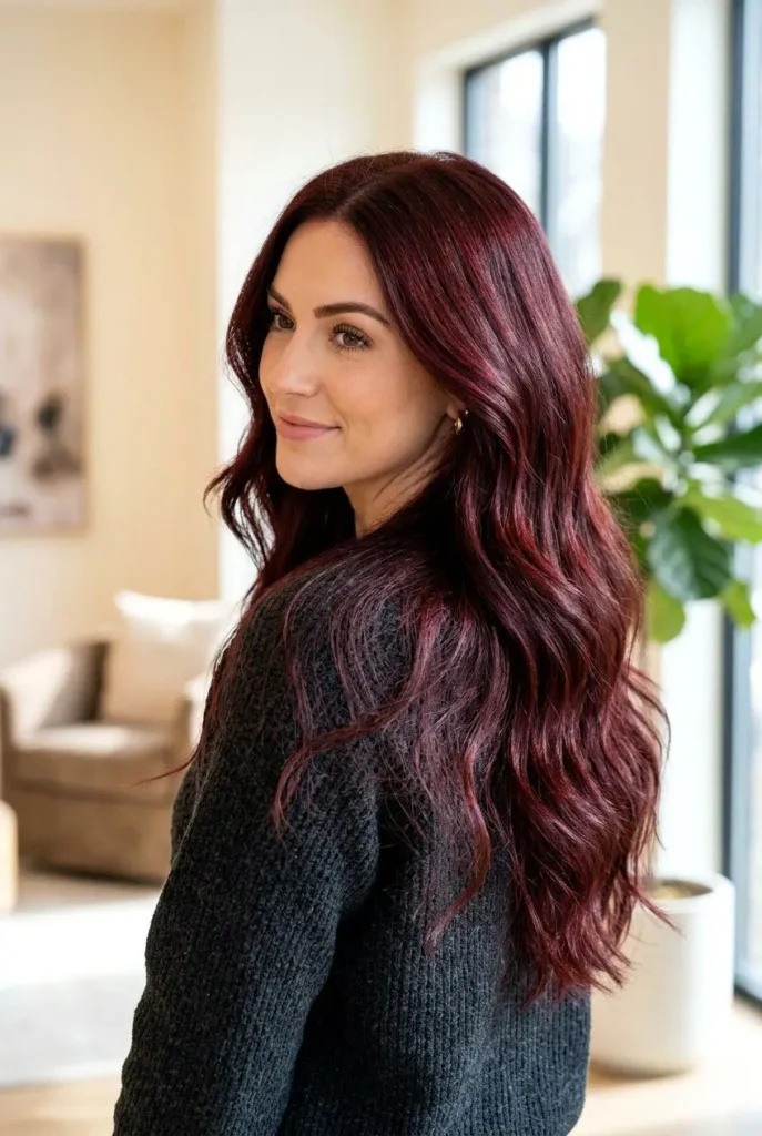 Deep Burgundy Auburn - For the Bold and Mysterious