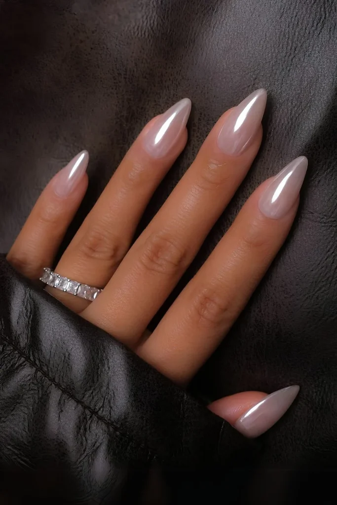 White & Neutral Nails