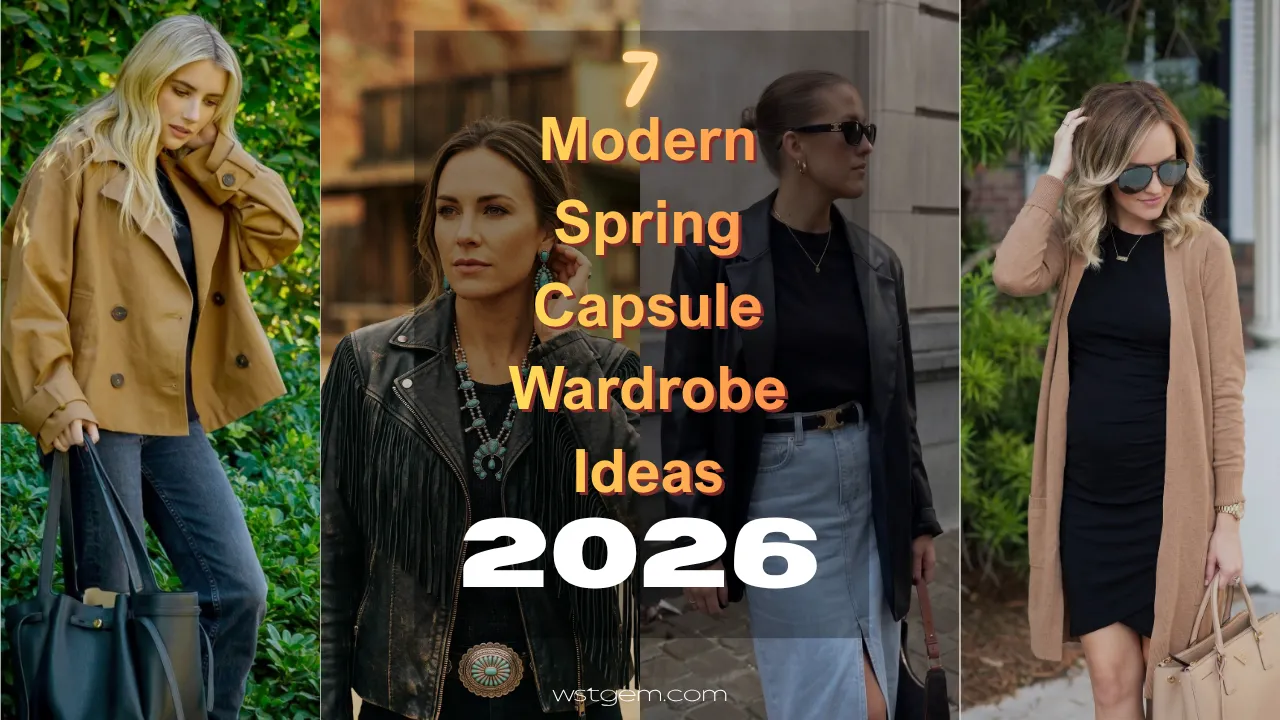 7 Modern Spring Capsule Wardrobe Ideas for 2026 Effortless Western Outfits Women Love