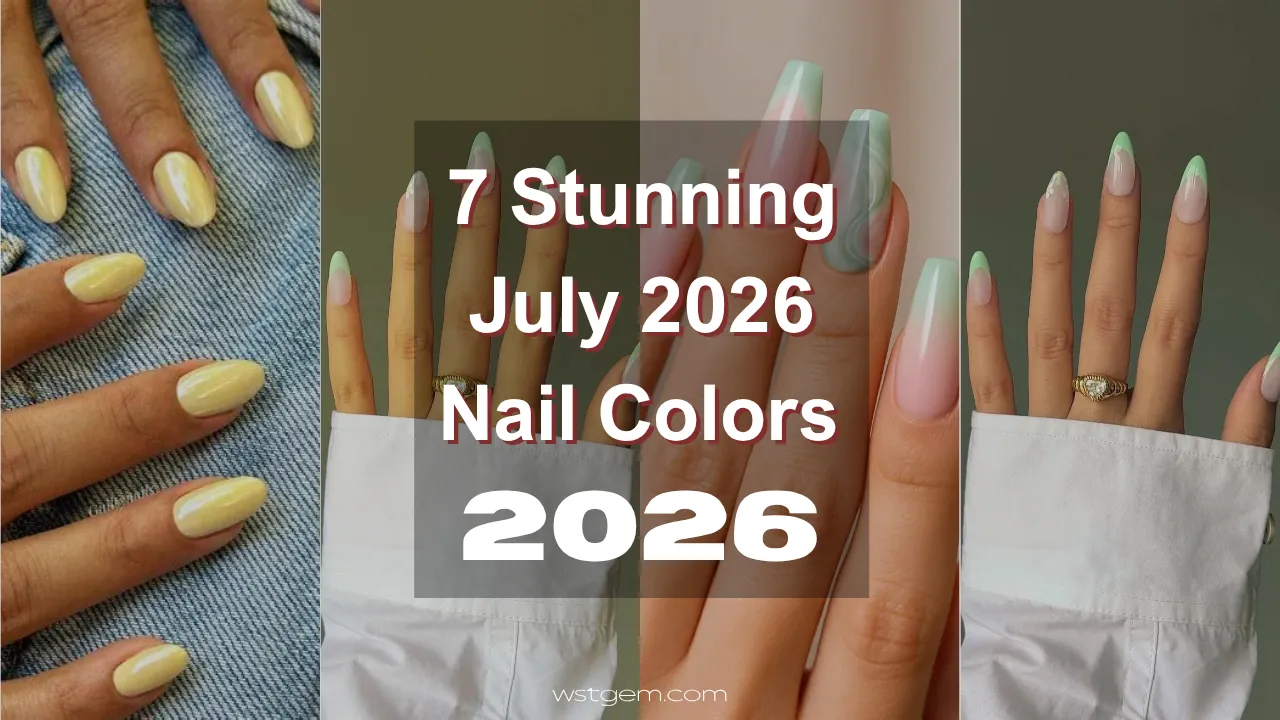 7 Stunning July 2026 Nail Colors You'll Want to Screenshot for Your Next Gel Manicure