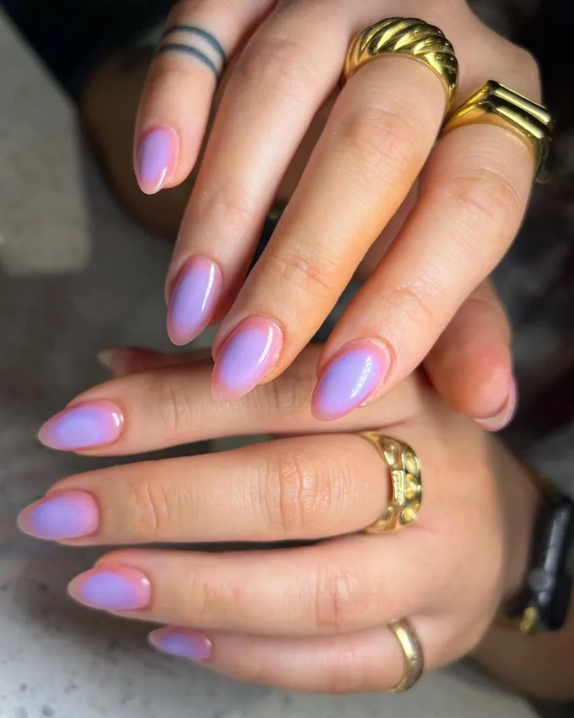Ube & Lavender Milk Nails
