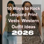 10 Ways to Rock Leopard Print Vests: Western Outfit Ideas